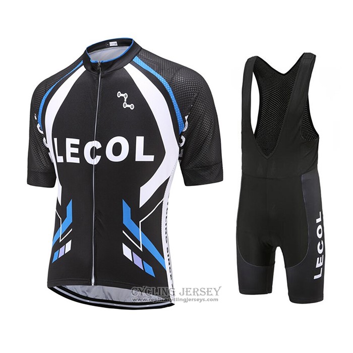 2021 Cycling Jersey Le Col Black Short Sleeve And Bib Short